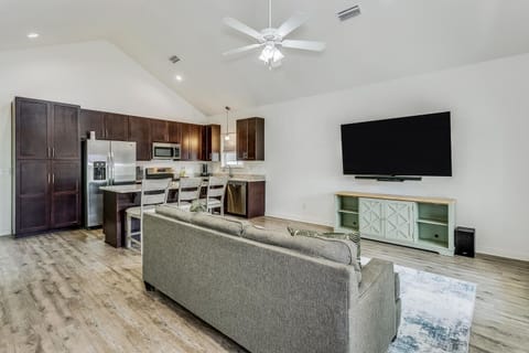 Coastal Cozy - Living Room Kitchen