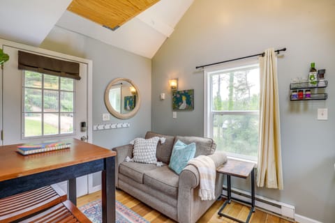 Asheville Vacation Rental | Studio Tiny Home | 1BA | Stairs Required | 150 Sq Ft