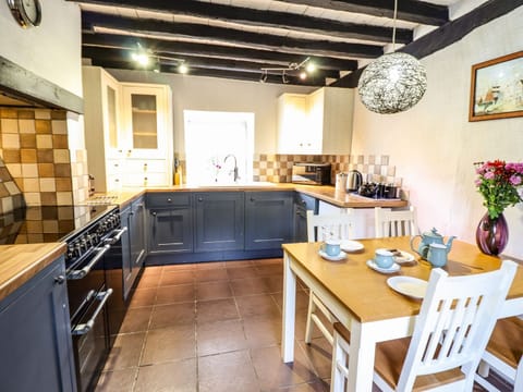 Fridge, dishwasher, electric kettle, toaster