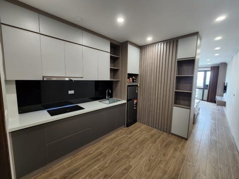 Family Bungalow | Private kitchen | Fridge, kitchen islands