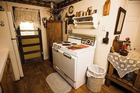 Beautiful antique stove that is operational.