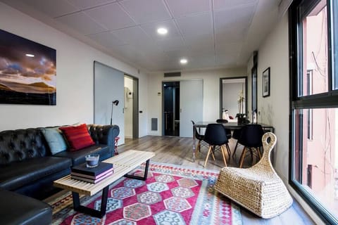 Living room and dinning room