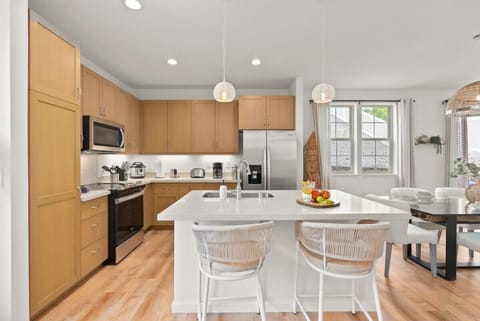 Ample counter space for preparing favorite dishes