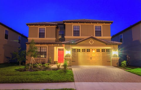 vacation rentals orlando florida area night view of the rental home