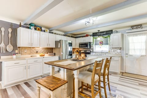 Kitchen & Dining Area | Equipped w/ Cooking Essentials