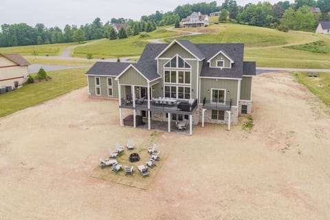 Rear Sky view of home