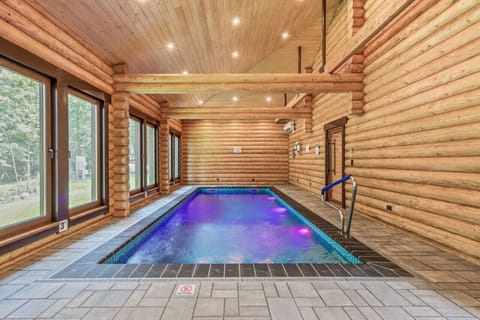 Relax in our private indoor heated pool—perfect for all-season fun.