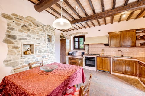 Kitchen and dining area