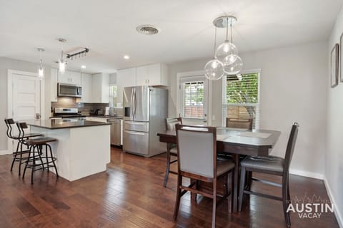 Fully equipped kitchen with all the essentials and dining area