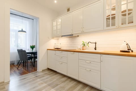 Family Apartment | Private kitchen | Fridge, stovetop, dishwasher, electric kettle