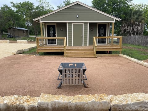 Front of Duplex - Fire Pit