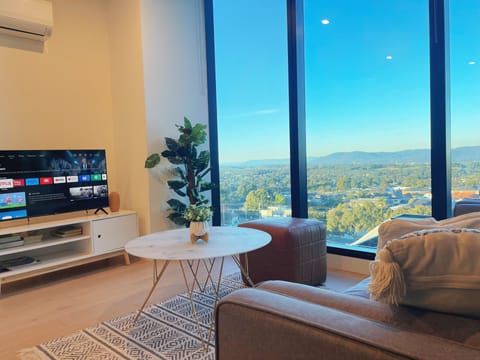 Living room with view