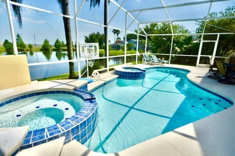 What an amazing pool area! Plenty of space to enjoy the Florida sunshine