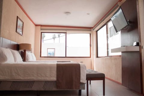 Family Quadruple Room, 2 Double Beds | Premium bedding, down comforters, pillowtop beds, blackout drapes