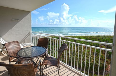 Balcony View overlooking the breaking waves