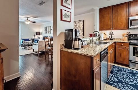 Living room view from the kitchen