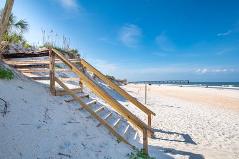 The beach is just a short walk away!