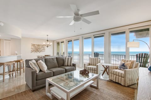 Beautiful Views from Both Sides of this Living Space- Oceanfront Views on one side and Intracoastal Views on the Other
