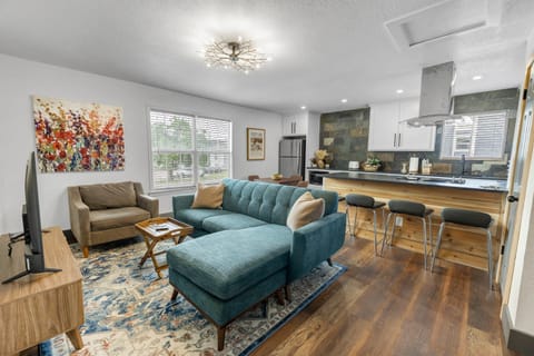 Living Room -sofa has been upgraded to leather sofa