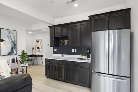 Kitchenette with Espresso Machine