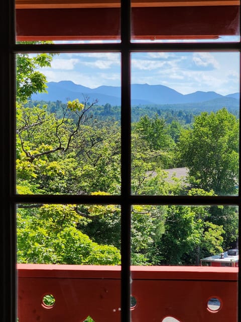View from suite through door to patio!