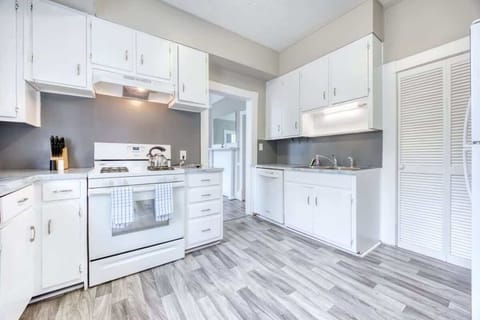 Fully stocked kitchen