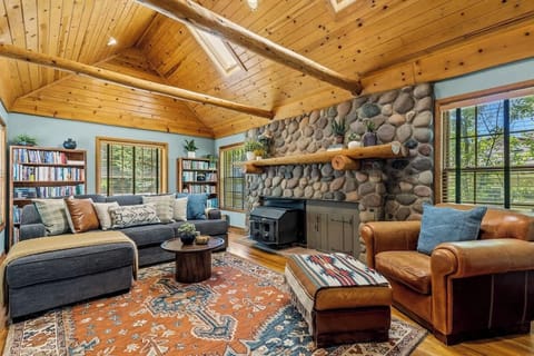 Gather by the Stone Fireplace in Rustic Comfort! 