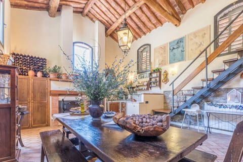 Villa | Private kitchen | Full-size fridge, microwave, oven, stovetop