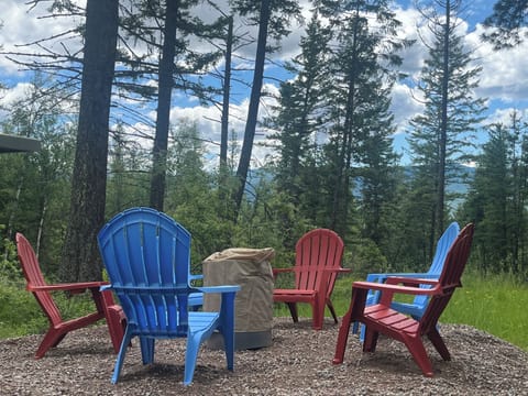 Enjoy the View! Plenty of fresh air and you are surrounded by wildflowers.