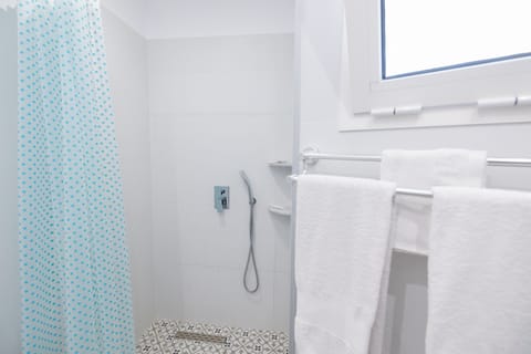 Deluxe Twin Room | Bathroom | Shower, rainfall showerhead, free toiletries, hair dryer