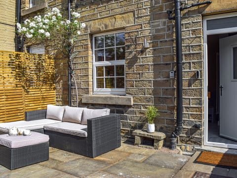 Sitting-out-area | Yorkshire Cottage, Clayton West, near Huddersfield