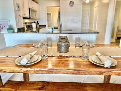 Dining room table with seating for 6+