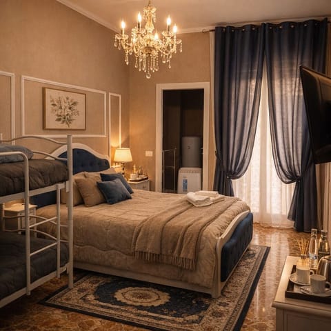 Comfort Quadruple Room, Private Bathroom, Courtyard View | Free WiFi