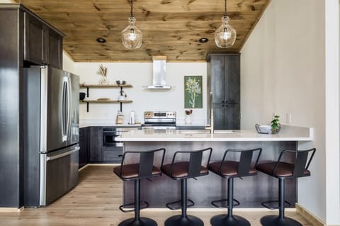 Ready to whip up your culinary masterpieces? Behold our fully-stocked kitchen! Who's up for a cooking adventure with all the tools and ingredients you need right at your fingertips?