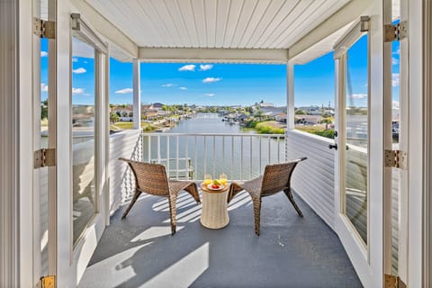 Coffee for two on your own private balcony