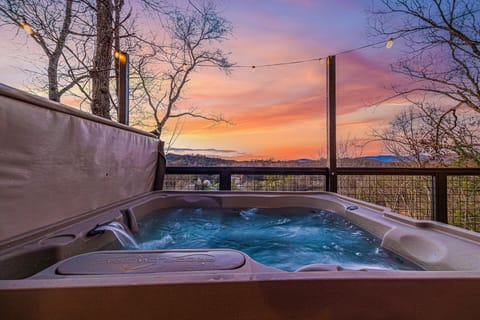 Smoky Mountain Cabin Rental Hot Tub