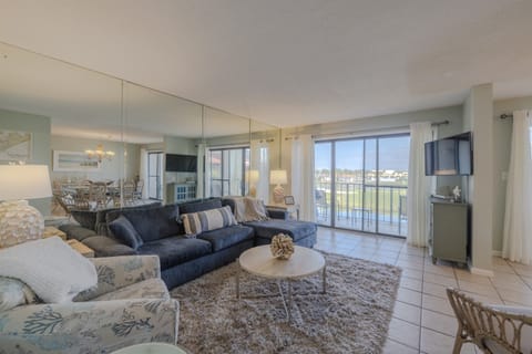Living area with balcony access