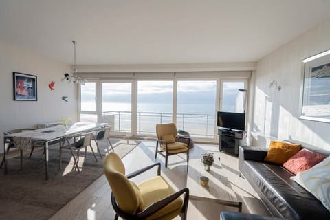 Living room and dining area