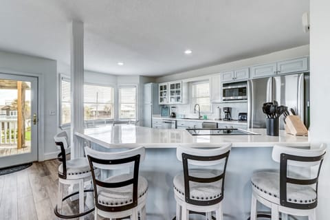 Kitchen with Ocean View