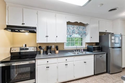 Fully stocked kitchen