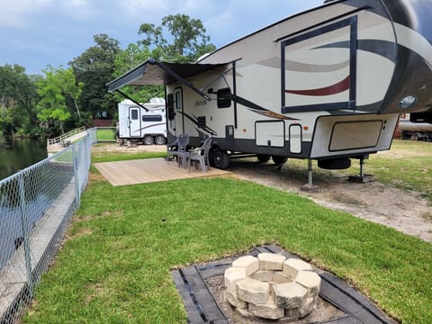 Front Deck and Fire Pit