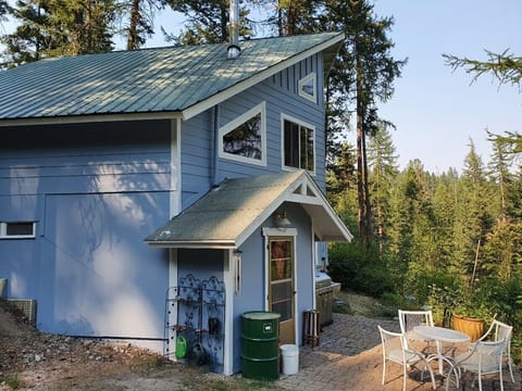 Main entrance and patio