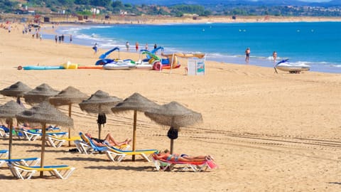 Beach nearby, white sand