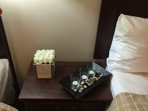 Standard Room, 2 Queen Beds | Desk, free WiFi, bed sheets