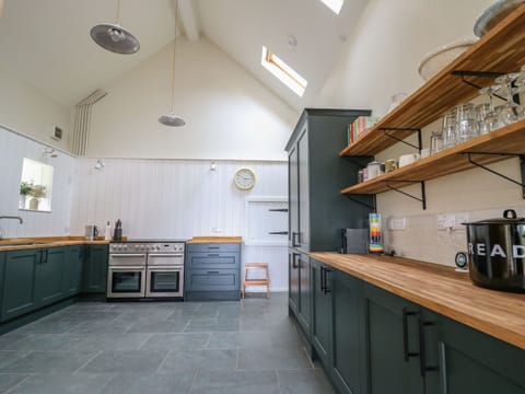 Fridge, dishwasher, electric kettle, toaster