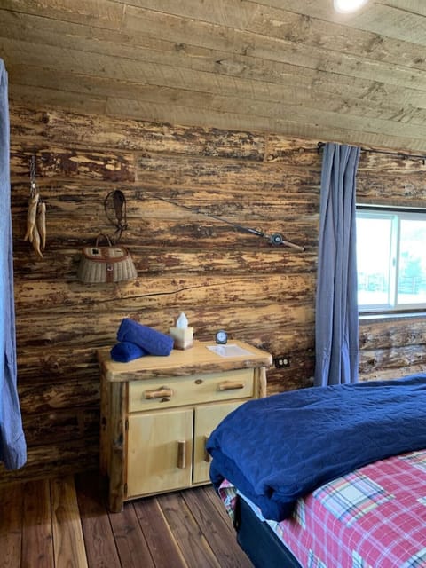 Hand crafted by your host. Cabins built by hand, a labor of love.