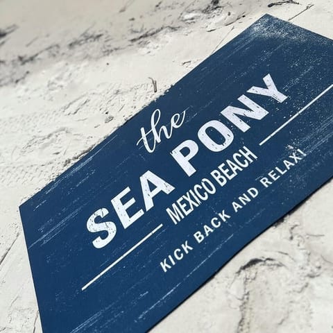 Welcome to The Sea Pony at Mexico Beach