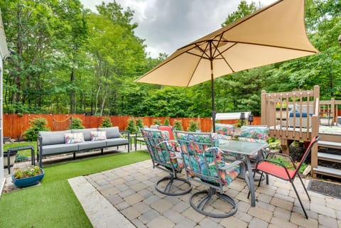 Pocono Summit Vacation Rental | 3BR | 2.5BA | Stairs Required to Access