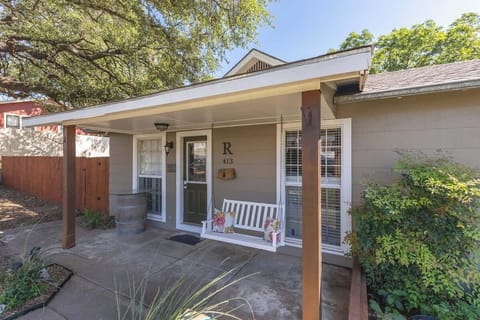 Have a delightful cup of coffee on the front porch.