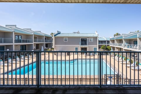 Pool area (view from guest bedroom balcony)